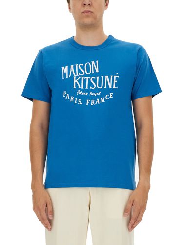 Maison kitsuné logo print t-shirt - maison kitsuné - Modalova