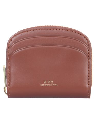 A.p.c. compact semi moons wallet - a.p.c. - Modalova