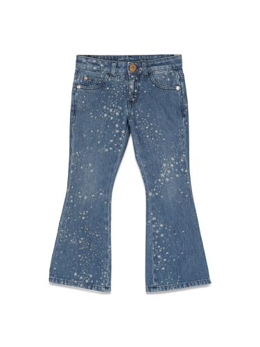 Versace glitter print jeans - versace - Modalova
