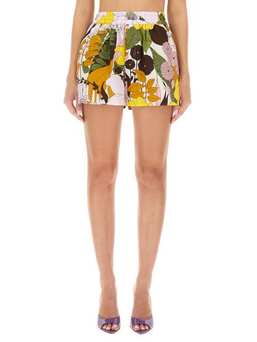 La doublej floral print shorts - la doublej - Modalova