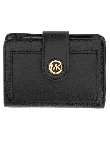 Compact wallet with logo - michael by michael kors - Modalova