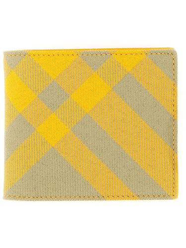 Burberry bifold check wallet - burberry - Modalova