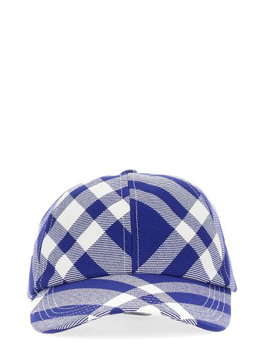 Baseball cap with tartan pattern - burberry - Modalova