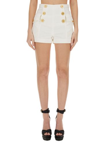 Balmain cotton shorts - balmain - Modalova