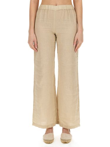 Lino wide leg pants - 120% lino - Modalova