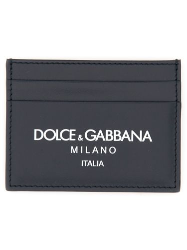 Dolce & gabbana leather card holder - dolce & gabbana - Modalova