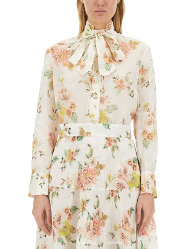 Blouse with floral pattern - zimmermann - Modalova