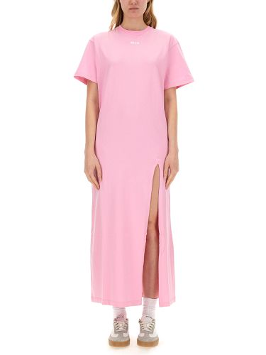 Msgm dress with logo - msgm - Modalova