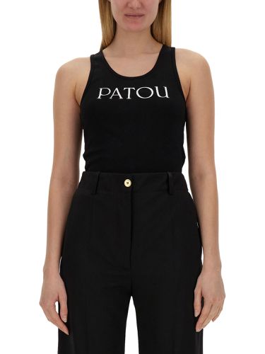 Patou top with logo print - patou - Modalova