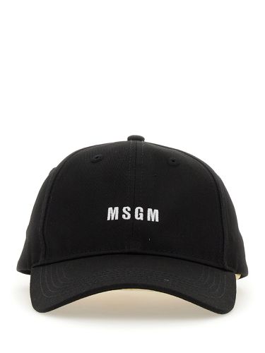 Msgm baseball hat with logo - msgm - Modalova
