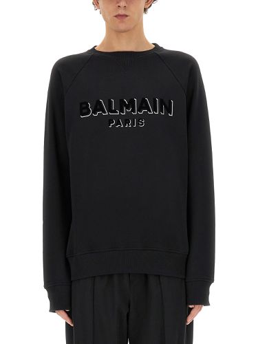 Balmain sweatshirt with logo - balmain - Modalova