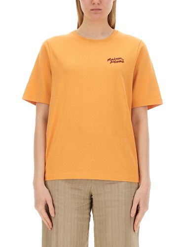 Maison kitsuné t-shirt with logo - maison kitsuné - Modalova