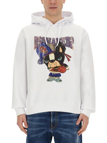 Dsquared sweatshirt with print - dsquared - Modalova