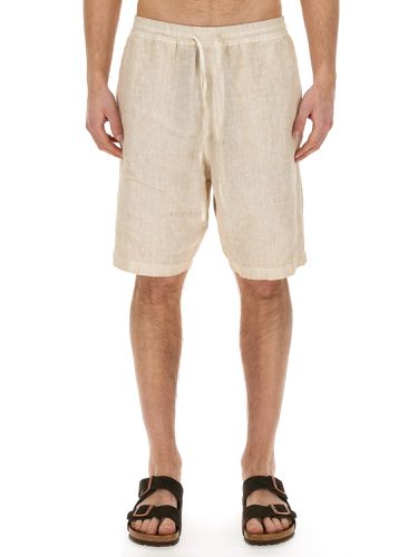 Lino linen bermuda shorts - 120% lino - Modalova