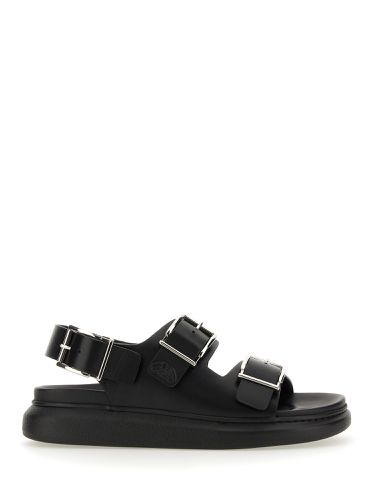 Alexander mcqueen leather sandal - alexander mcqueen - Modalova