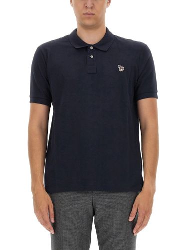 Polo with logo patch - ps by paul smith - Modalova