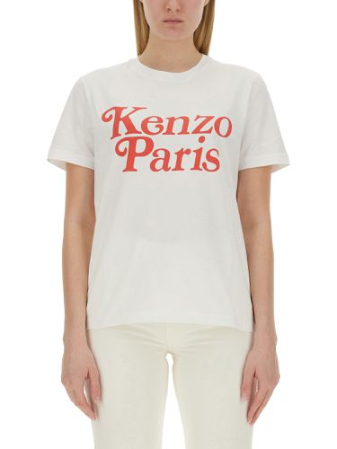 Kenzo logo print t-shirt - kenzo - Modalova