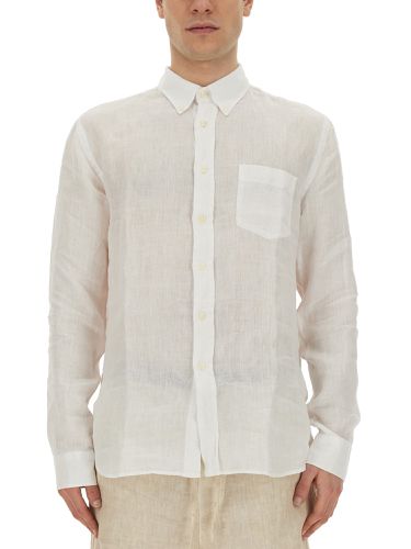 Lino regular fit shirt - 120% lino - Modalova