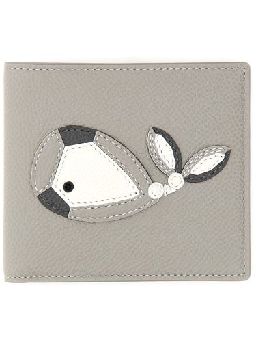 Wallet with whale application - thom browne - Modalova