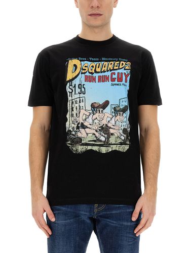 Dsquared t-shirt with print - dsquared - Modalova