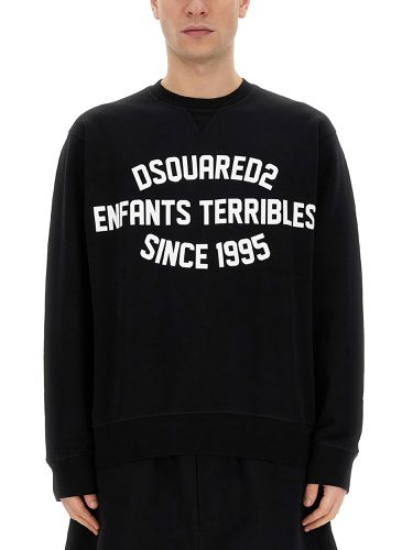 Dsquared sweatshirt with logo print - dsquared - Modalova