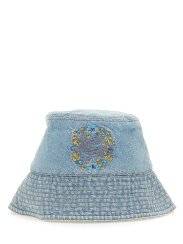 Bucket hat with pegasus embroidery - etro - Modalova