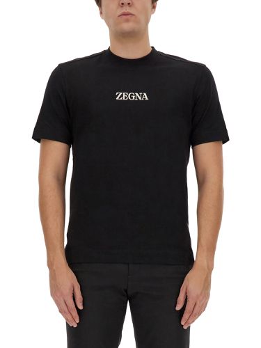 Zegna t-shirt with logo - zegna - Modalova