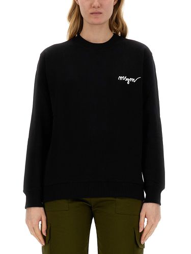 Msgm sweatshirt with logo - msgm - Modalova