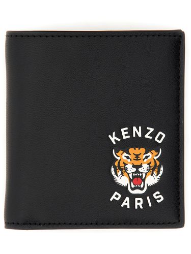 Mini folding wallet with varsity logo - kenzo - Modalova