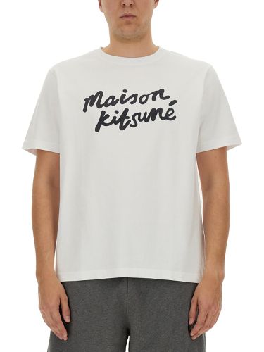 Maison kitsuné logo print t-shirt - maison kitsuné - Modalova