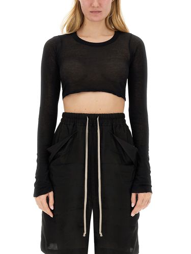 Rick owens cropped t-shirt - rick owens - Modalova