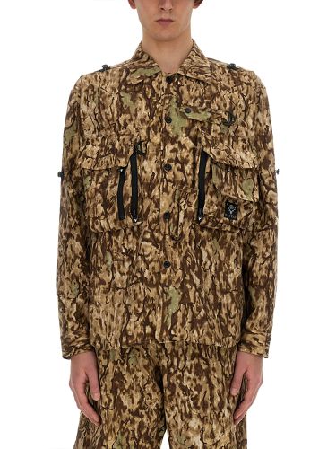 Camouflage print jacket - south2 west8 - Modalova