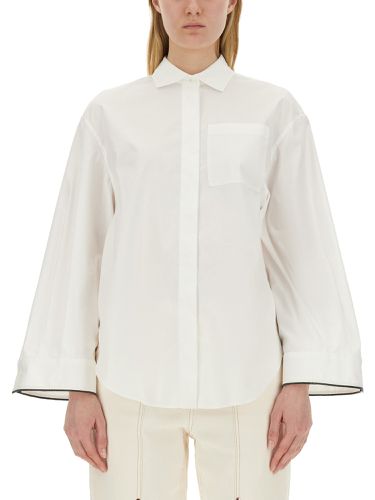 Cotton poplin shirt - brunello cucinelli - Modalova