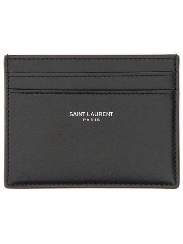 Saint laurent card holder with logo - saint laurent - Modalova