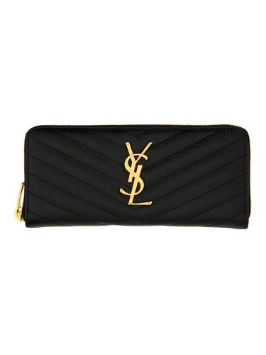 Cassandre matelassé wallet - saint laurent - Modalova