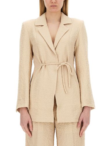 Ganni belted jacket - ganni - Modalova