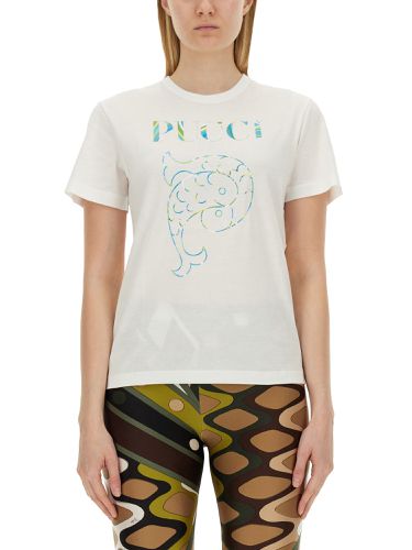 Pucci t-shirt with print - pucci - Modalova