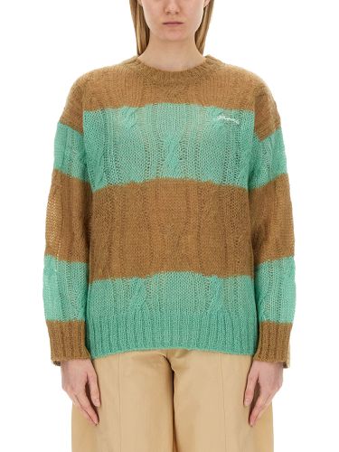 Ganni cable-knit sweater - ganni - Modalova