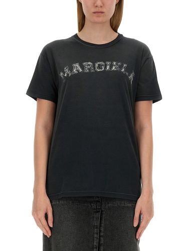 Maison margiela t-shirt with logo - maison margiela - Modalova