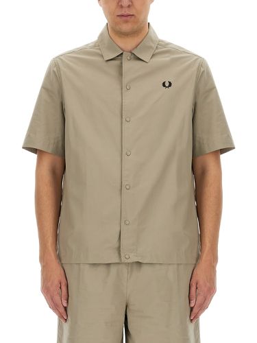 Shirt with logo embroidery - fred perry - Modalova