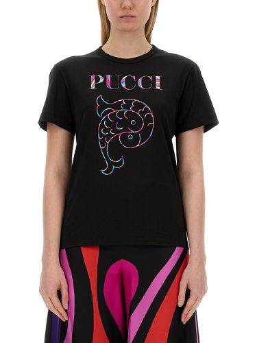 Pucci t-shirt with logo - pucci - Modalova