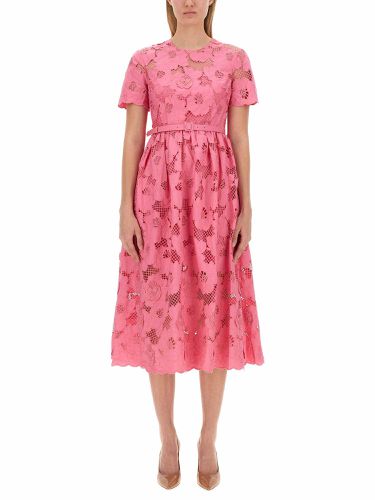 Self-portrait cotton midi dress - self-portrait - Modalova