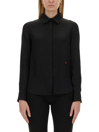 Moschino silk blend shirt - moschino - Modalova