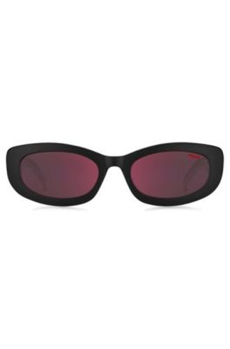 Lunettes de soleil avec détail en émail coloré - HUGO - Modalova
