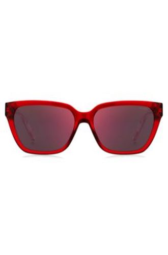 Lunettes de soleil en acétate avec branches effet dégradé - HUGO - Modalova