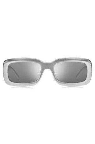 Lunettes de soleil avec branches à logo revisité - HUGO - Modalova