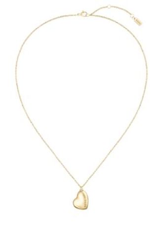 Collier doré avec pendentif en forme de cœur - Boss - Modalova