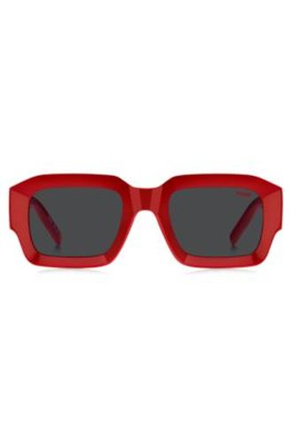 Lunettes de soleil avec branches à logo revisité - HUGO - Modalova