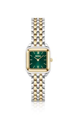 MAE PETITE Montre avec cadran vert et bracelet bicolore - Boss - Modalova