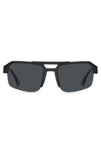 Lunettes de soleil avec insertion et logo sur les branches - Boss - Modalova